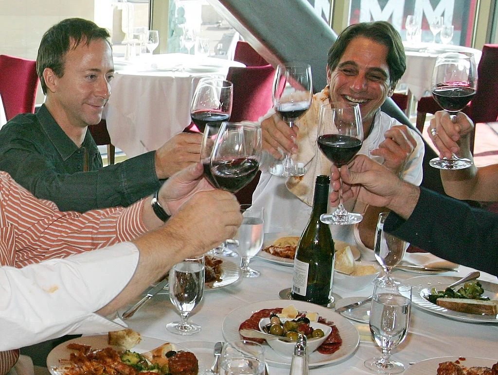 Tony Danza Prepares An Italian Feast For The Cast Of "The Producers"