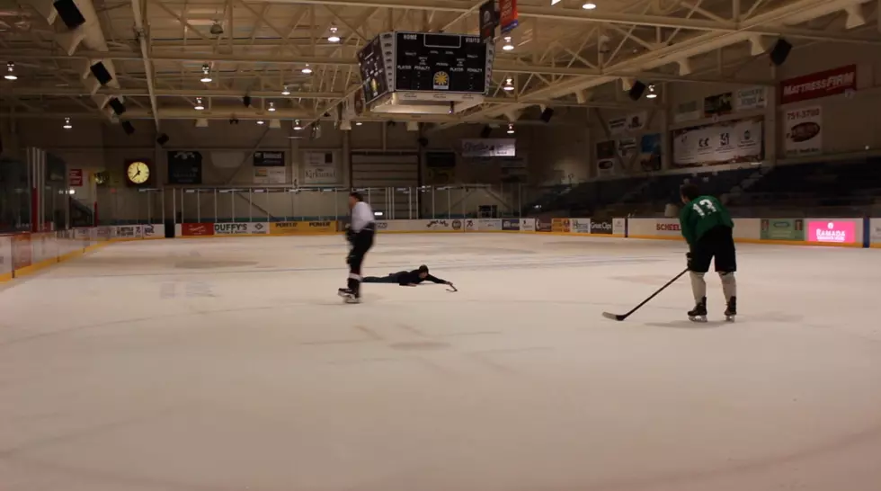 Wish Attempts (And Fails) at Playing Hockey with the Bobcats
